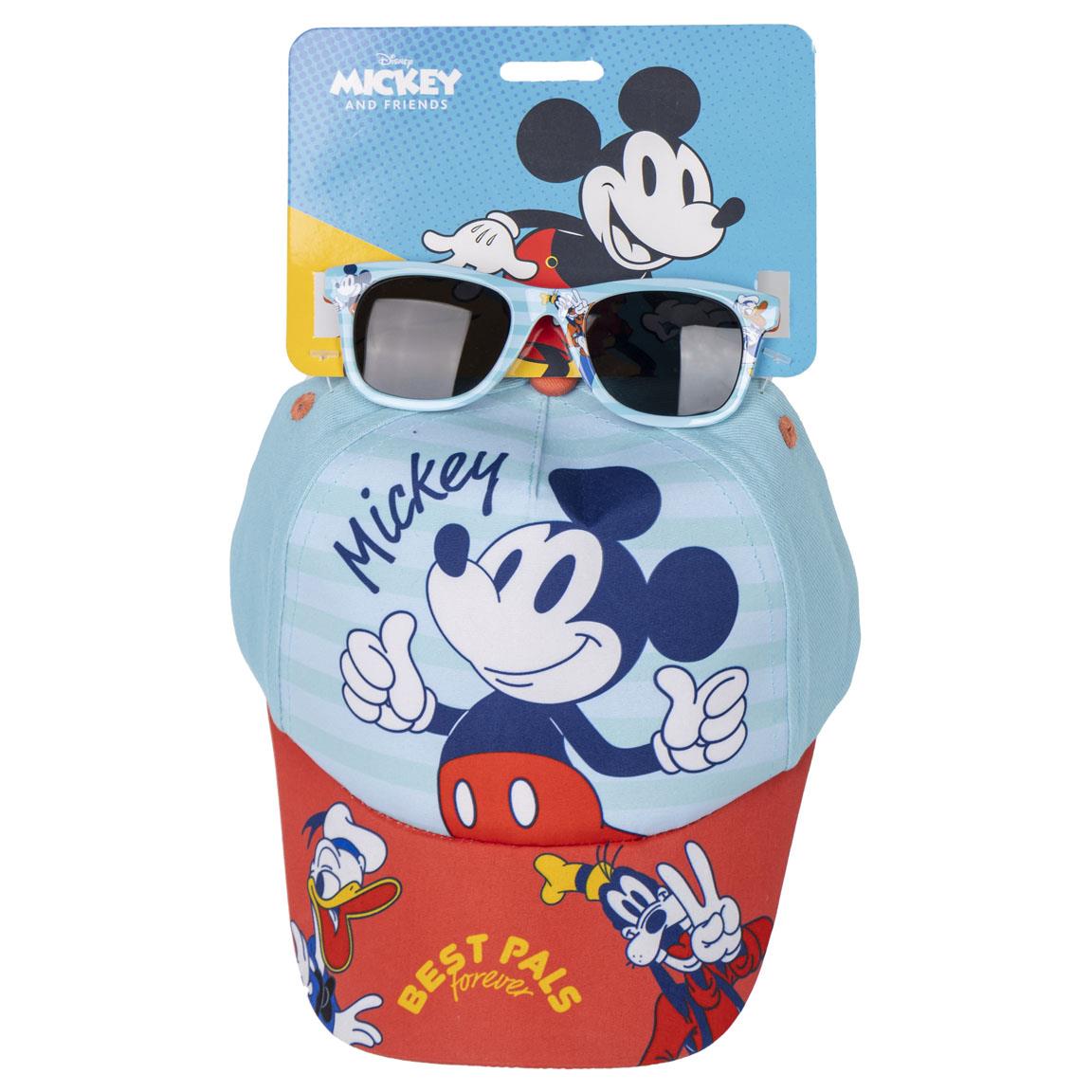 Gorra Infantil 53cm con Gafas de Sol Mickey Mouse Disney