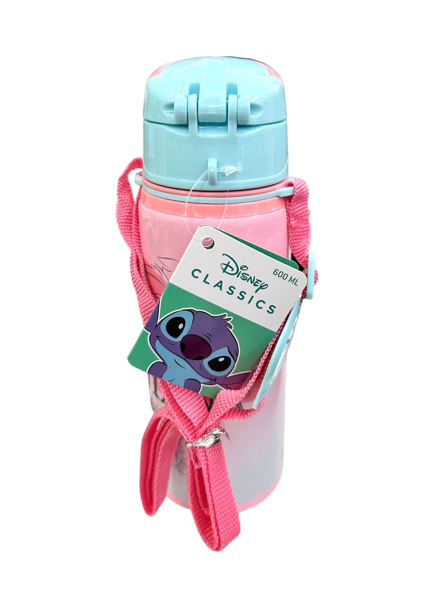 Cantimplora Stitch Ohana 600ml Infantil con Correa