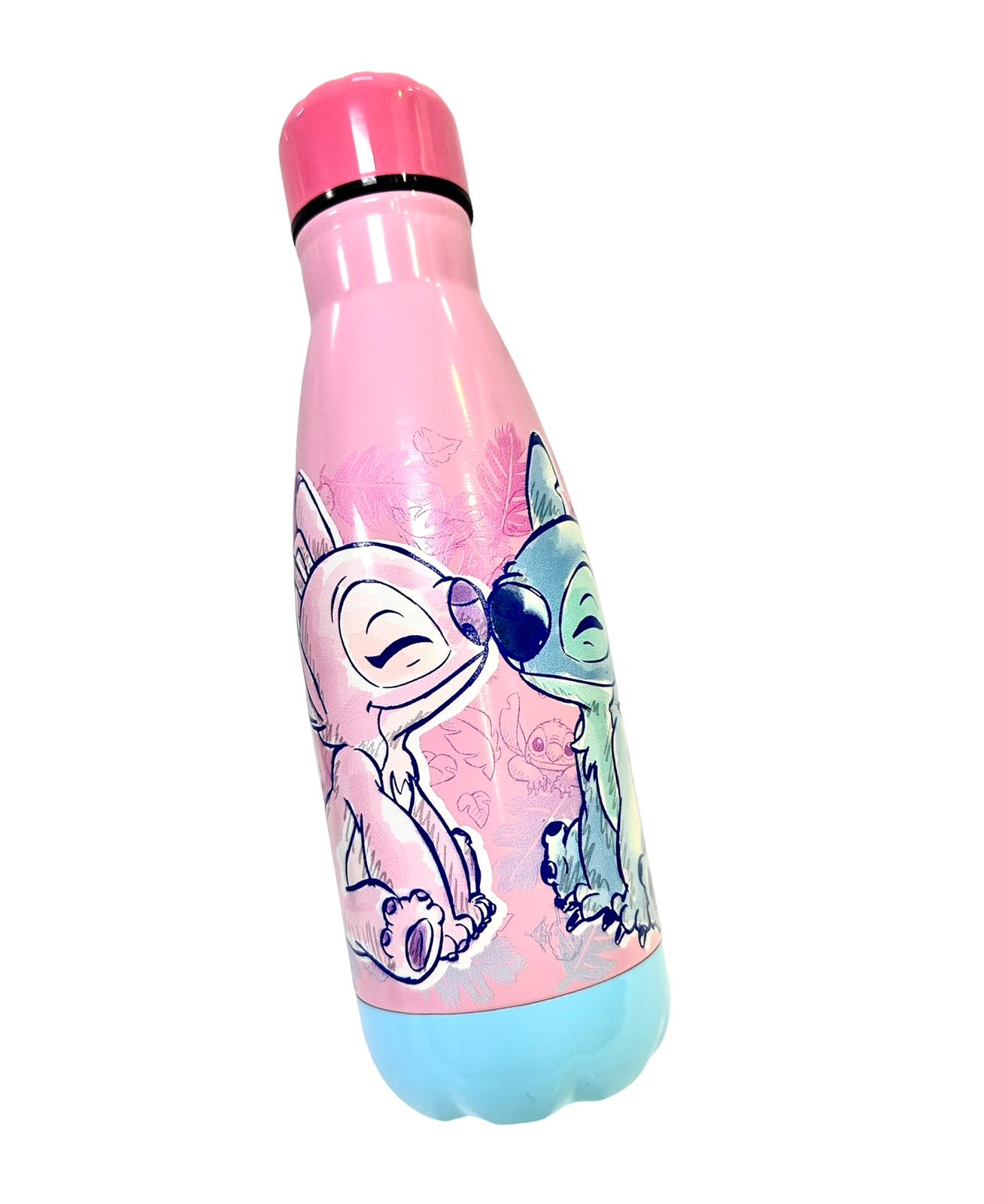 Botella Agua de Acero Inoxidable 500ml Stitch & Angel