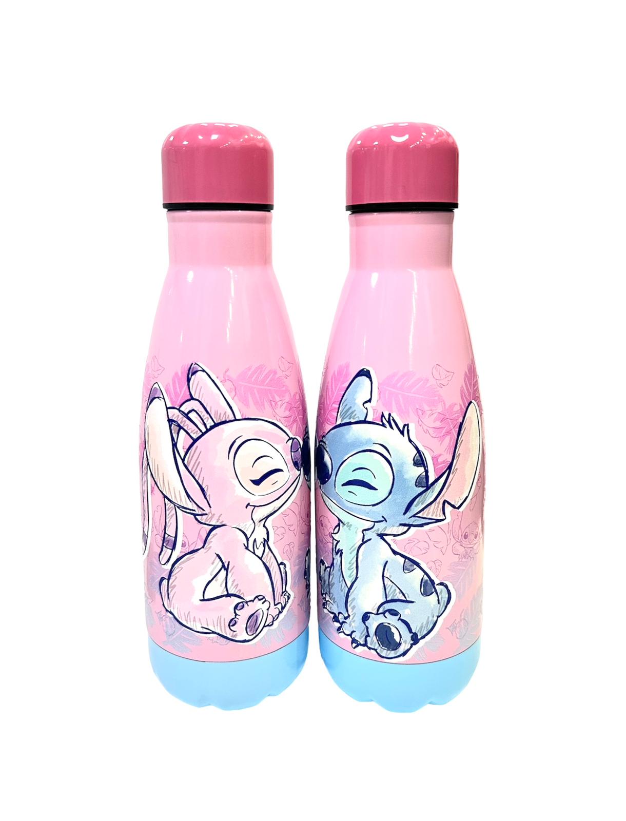 Botella Agua de Acero Inoxidable 500ml Stitch & Angel