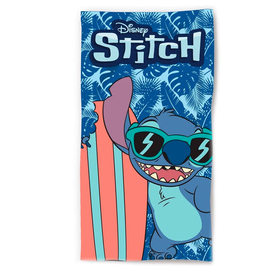 Toalla Stitch Surfero 140x70cm Microfibra Disney Home Lilo & Stitch